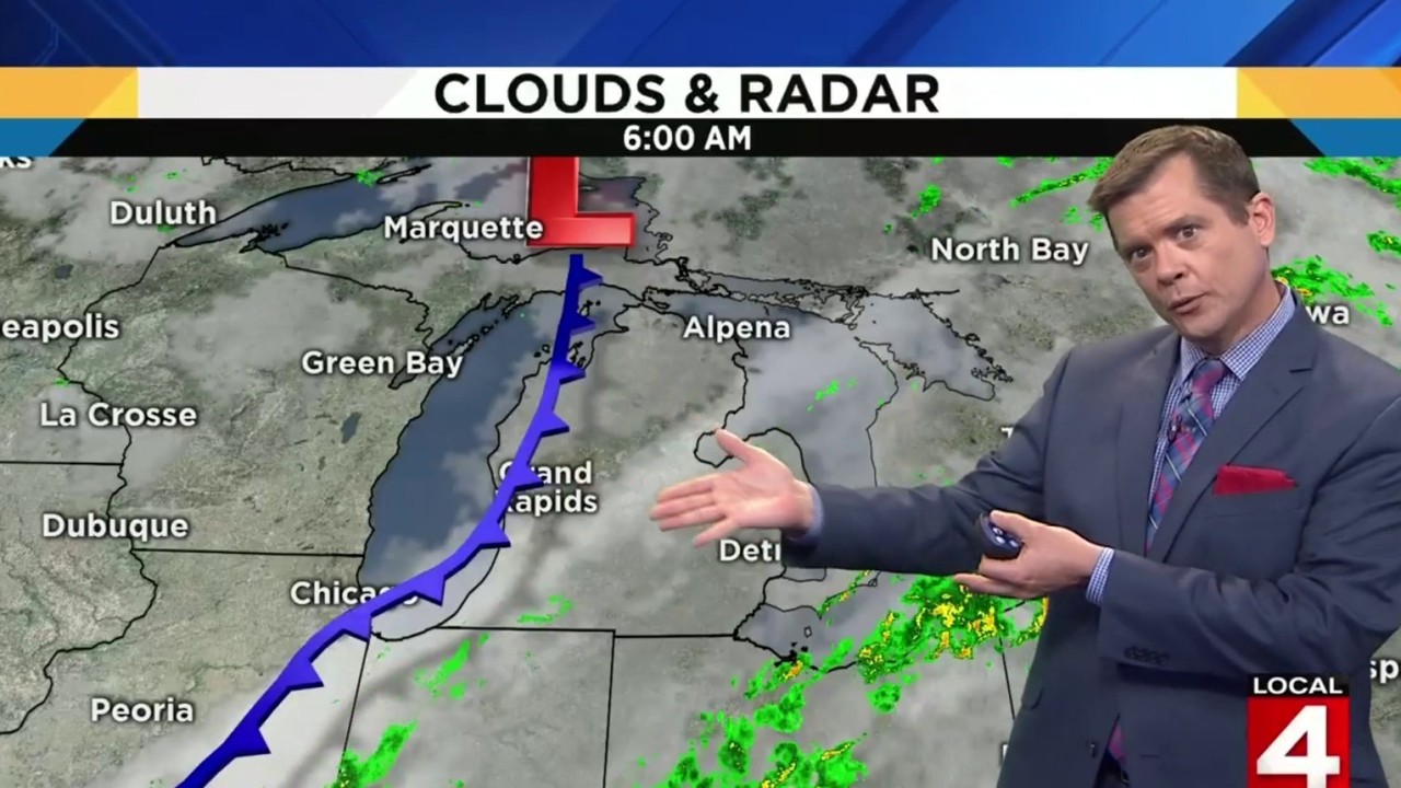 Metro Detroit weather Partly cloudy with wind Wednesday